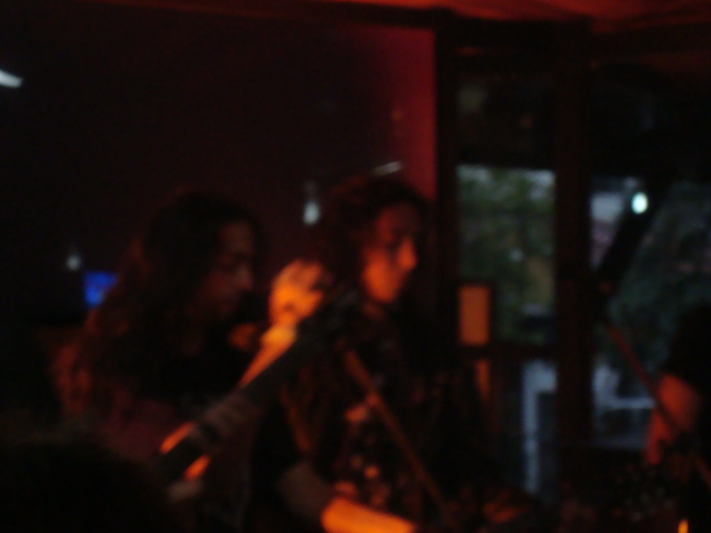 O atual ex-vocalista Lucas e o guitarrista Alan Simon.